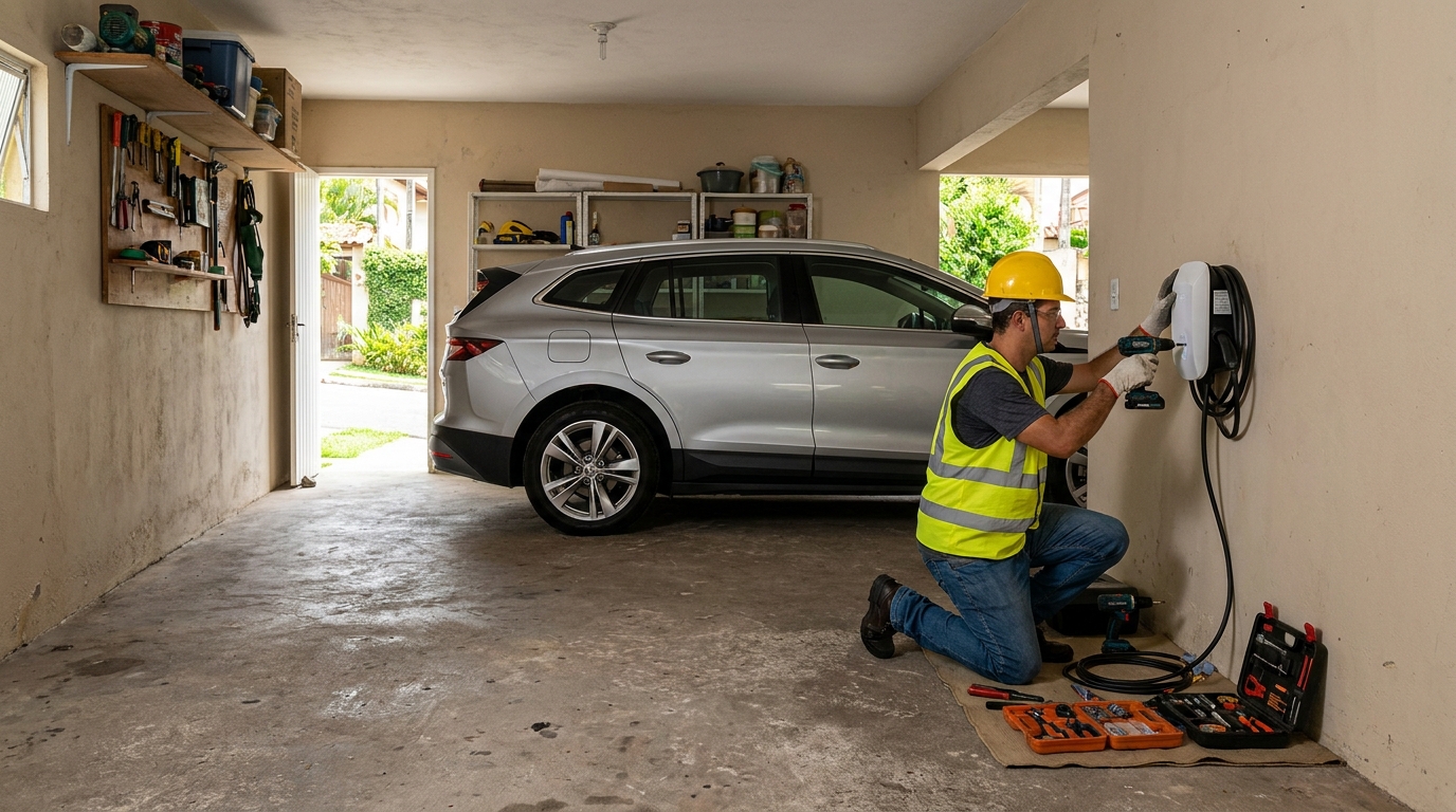Instalação em garagem ou condomínio em Viamão‑RS